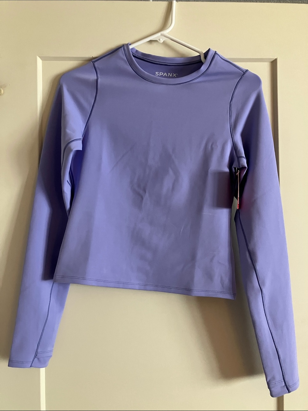 SPANXshape Get Moving
Long Sleeve Top with SecretSweat Tech Light Amethyst Small